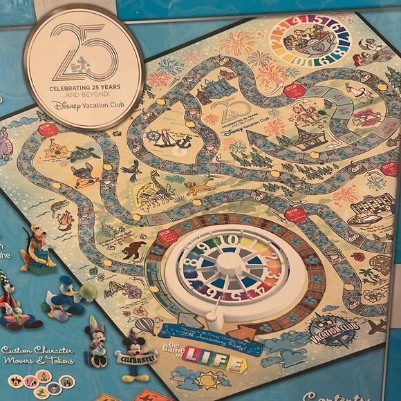 Disney Vacation Club The Game of Life created 4 DVC members 25 year anniversary - Picture 9 of 10